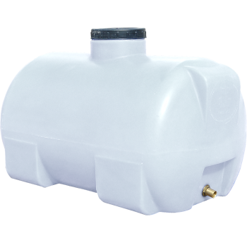 Ємність 85 л горизонтальна ГО ПБ блакитна ПЛАСТ БАК